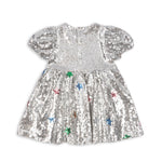 Konges Sløjd A/S WOVEN DRESSES star sequin silver