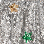 Konges Sløjd A/S WOVEN DRESSES star sequin silver