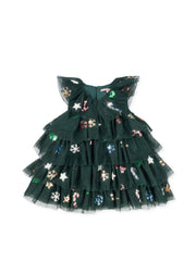 Konges Sløjd A/S WOVEN DRESSES hunter green