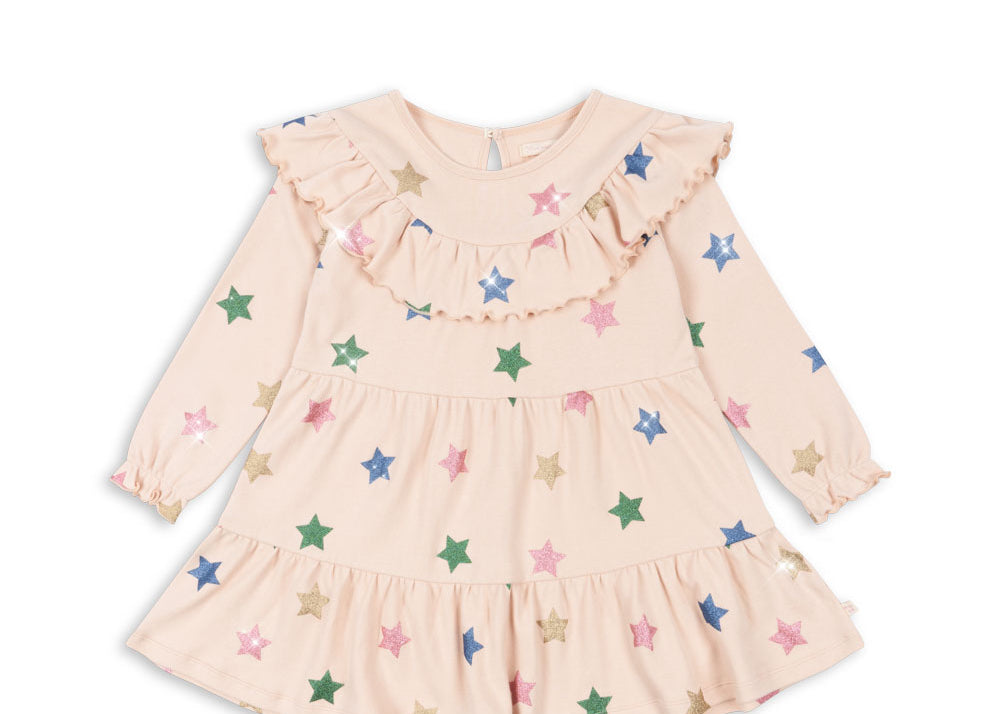 Konges Sløjd A/S JERSEY DRESSES star glitter