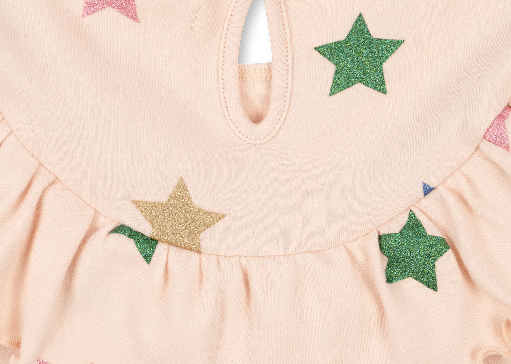 Konges Sløjd A/S JERSEY DRESSES star glitter