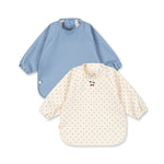 Konges Sløjd A/S DINNER BIBS navy dot/rain washed