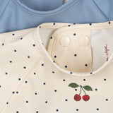 Konges Sløjd A/S DINNER BIBS navy dot/rain washed