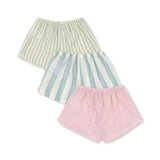 Konges Sløjd A/S WOVEN SHORTS & BLOOMERS basil/orchid/bleu stripe
