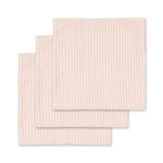 Konges Sløjd A/S MUSLIN CLOTHS stripie petite rose