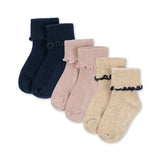 Konges Sløjd A/S SOCKS navy/cream/blush