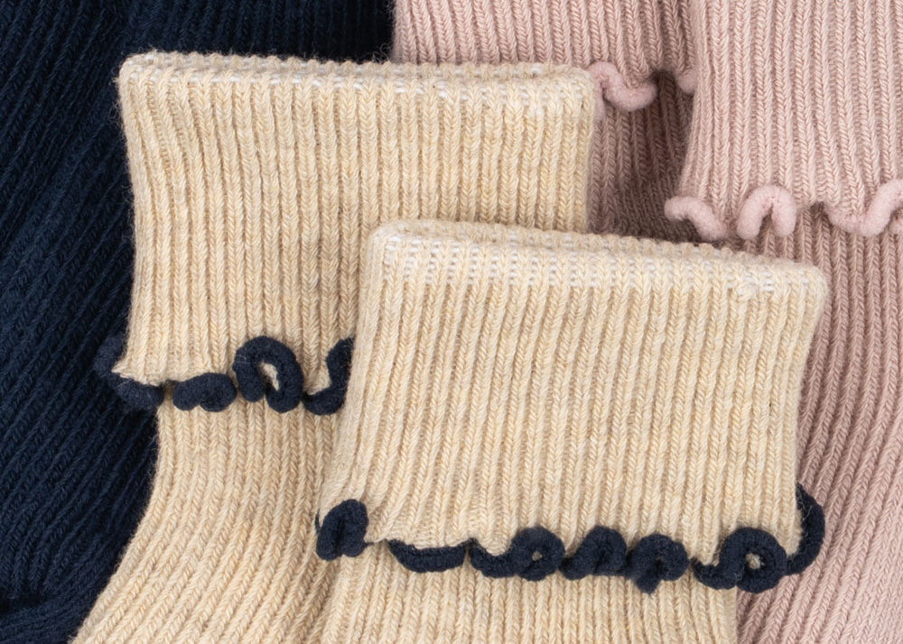 Konges Sløjd A/S SOCKS navy/cream/blush