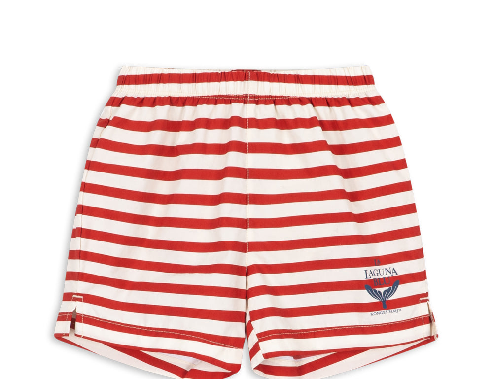 Konges Sløjd A/S SWIMSHORTS stripe rouge