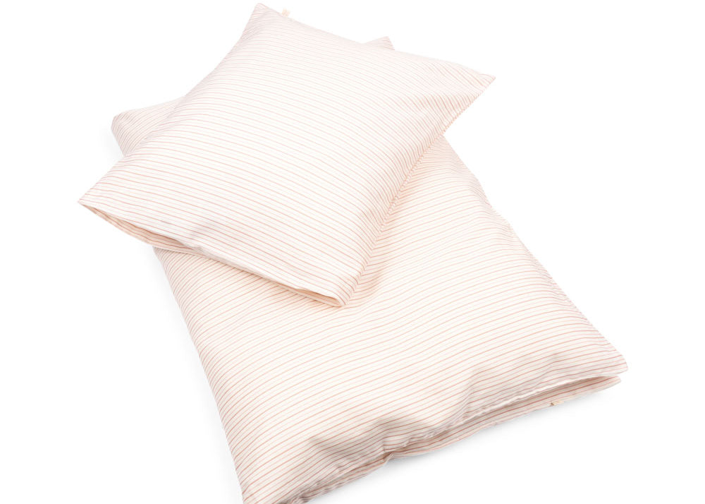 Konges Sløjd A/S BABY BEDDING stripie petite rose