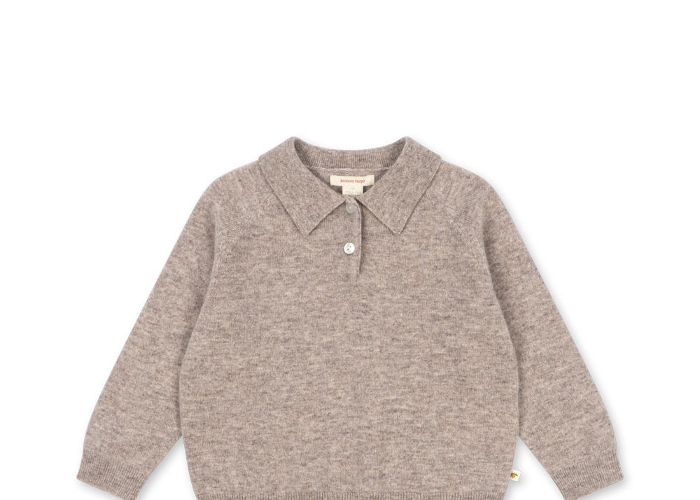 Konges Sløjd A/S KNITTED BLOUSES & VESTS oatmeal melange