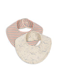 Konges Sløjd A/S BIBS stripe tricolore petit/cielo marino
