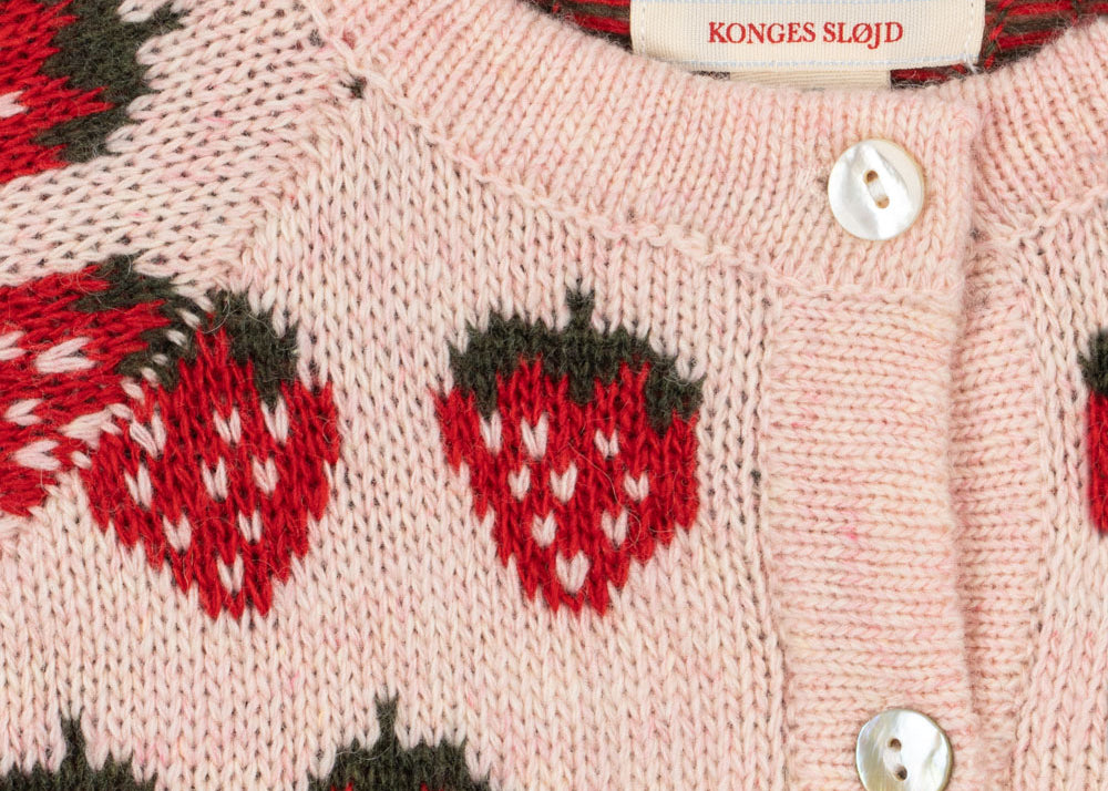 Konges Sløjd A/S KNITTED CARDIGANS strawberry