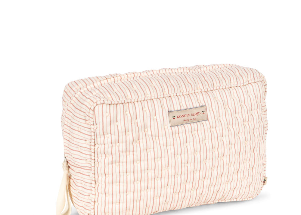 Konges Sløjd A/S TOILETRY BAGS stripie petite rose