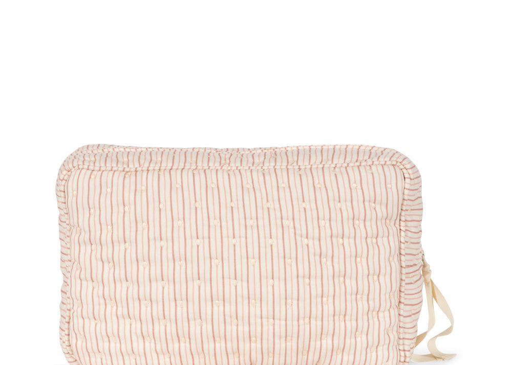 Konges Sløjd A/S TOILETRY BAGS stripie petite rose