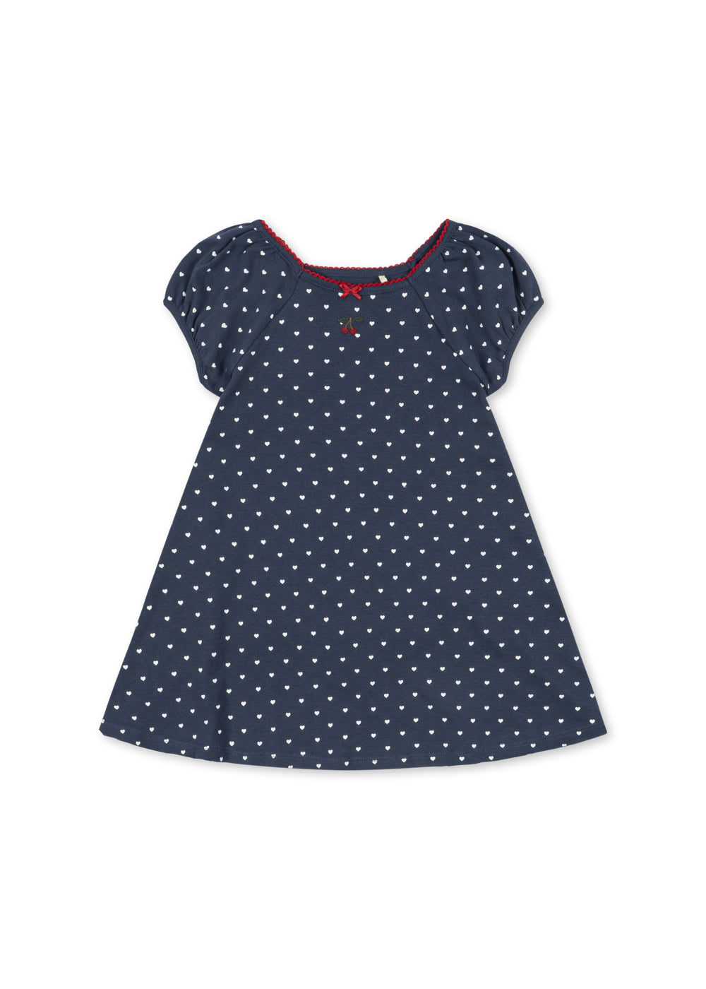 Konges Sløjd A/S JERSEY DRESSES heart blues