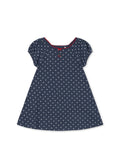 Konges Sløjd A/S JERSEY DRESSES heart blues