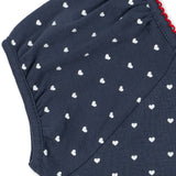 Konges Sløjd A/S JERSEY DRESSES heart blues