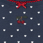 Konges Sløjd A/S JERSEY DRESSES heart blues