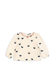 Konges Sløjd A/S JERSEY BLOUSES cuore tricolore