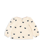 Konges Sløjd A/S JERSEY BLOUSES cuore tricolore