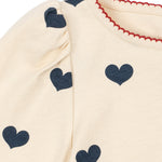 Konges Sløjd A/S JERSEY BLOUSES cuore tricolore