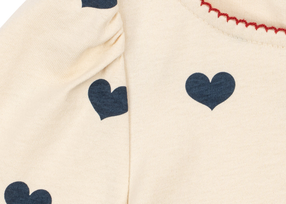 Konges Sløjd A/S JERSEY BLOUSES cuore tricolore