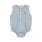 Konges Sløjd A/S WOVEN ROMPERS & JUMPSUITS trio bleu stripe