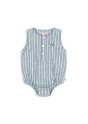 Konges Sløjd A/S WOVEN ROMPERS & JUMPSUITS trio bleu stripe