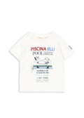 Konges Sløjd A/S JERSEY T-SHIRTS off white/piscina