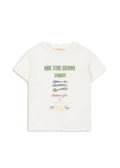 Konges Sløjd A/S JERSEY T-SHIRTS off white/on the menu