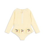 Konges Sløjd A/S SWIMSUITS banana almond check