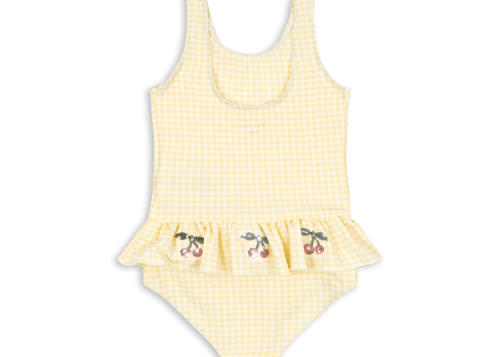Konges Sløjd A/S SWIMSUITS banana almond check