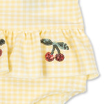 Konges Sløjd A/S SWIMSUITS banana almond check
