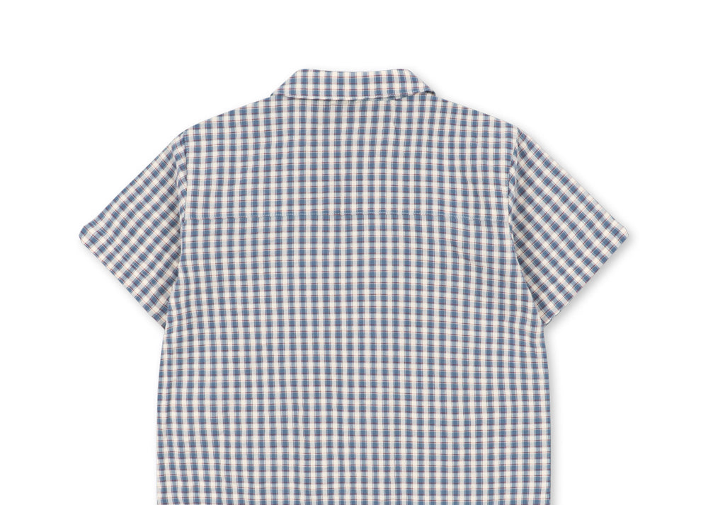 Konges Sløjd A/S WOVEN SHORT SLEEVE SHIRTS captains check