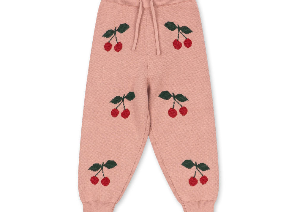 Konges Sløjd A/S KNITTED PANTS cherry