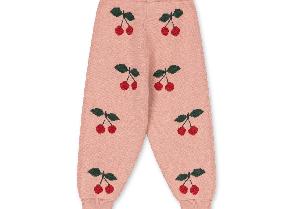Konges Sløjd A/S KNITTED PANTS cherry