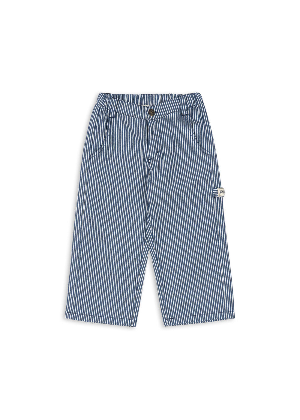 Konges Sløjd A/S WOVEN PANTS blue stripe