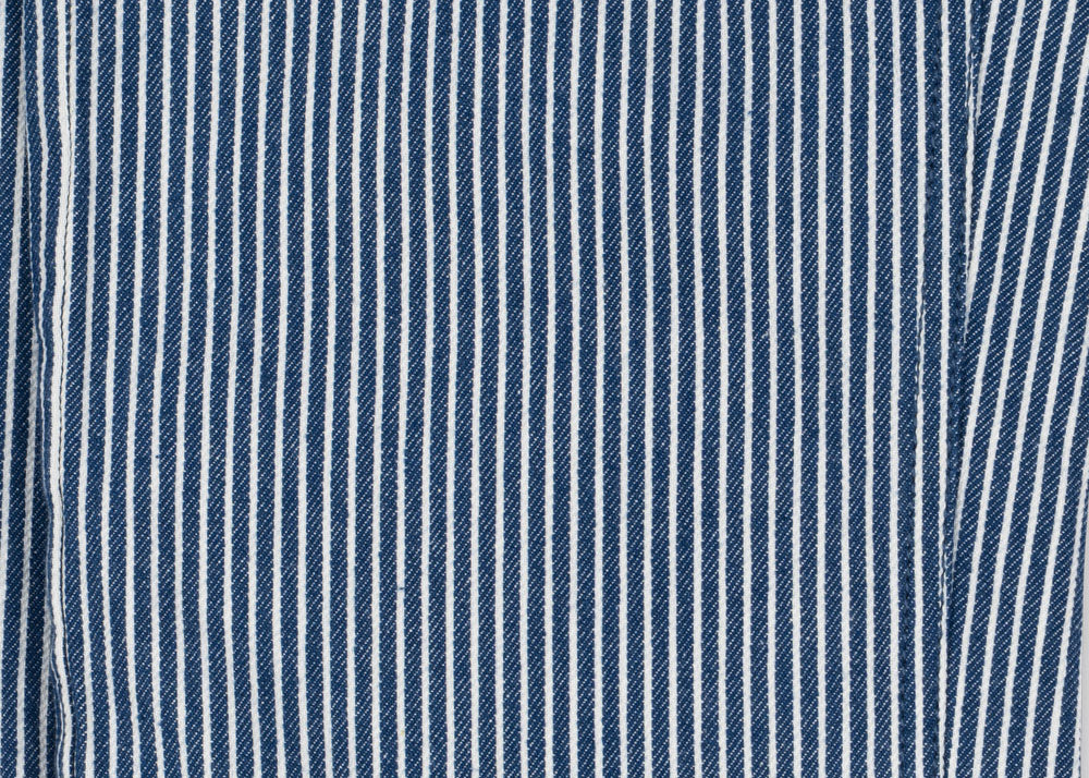 Konges Sløjd A/S WOVEN PANTS blue stripe