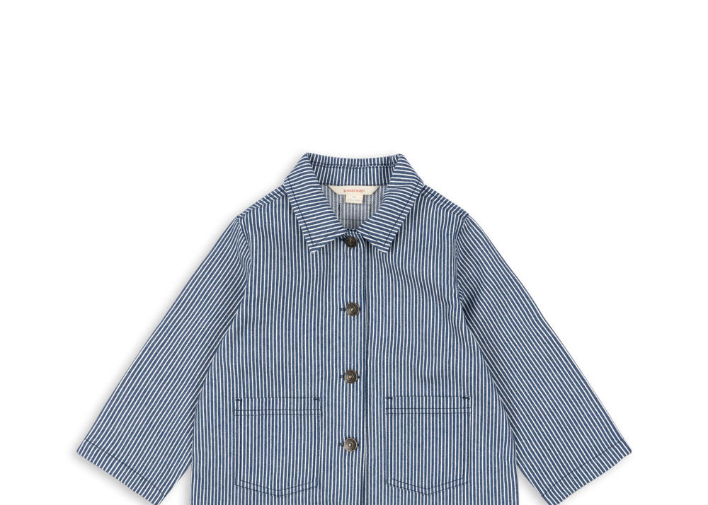 Konges Sløjd A/S WOVEN JACKETS & VESTS blue stripe