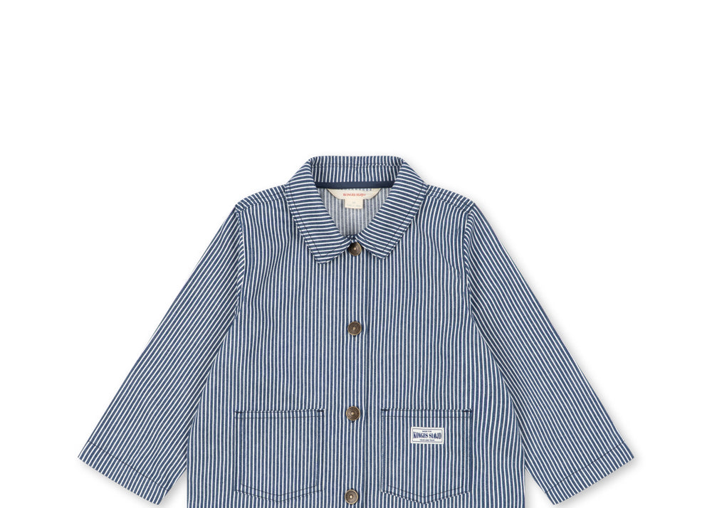 Konges Sløjd A/S WOVEN JACKETS & VESTS blue stripe