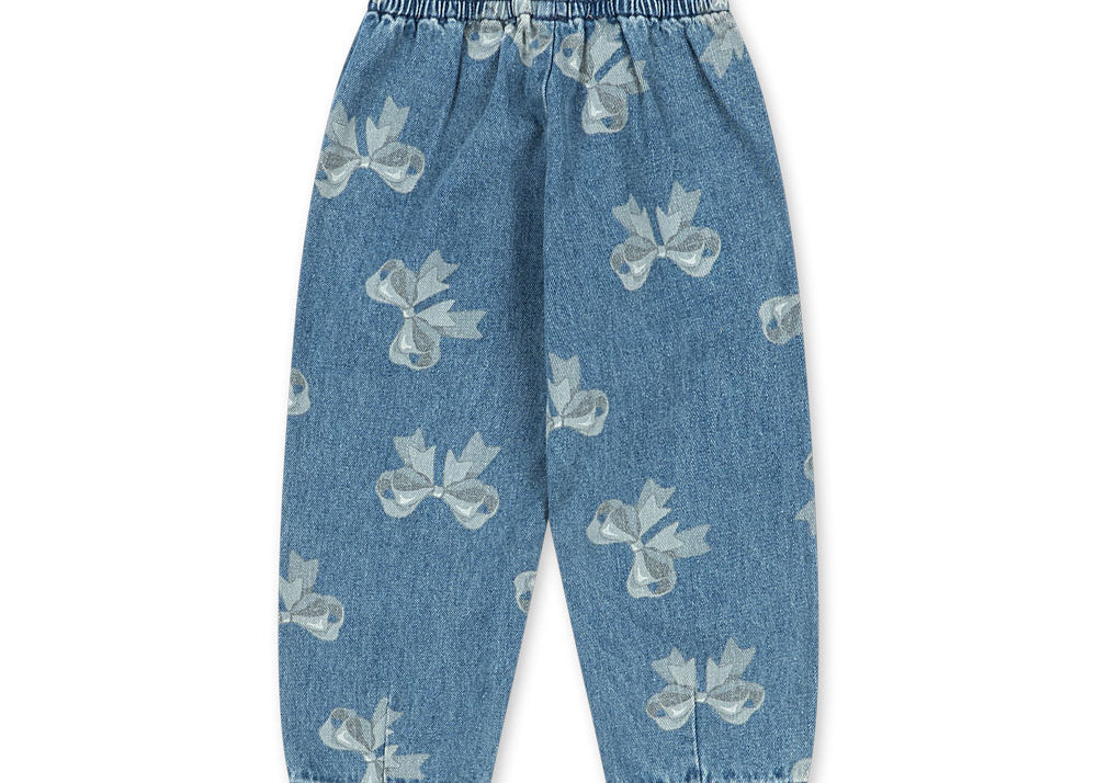 Konges Sløjd A/S WOVEN PANTS bella bow blu