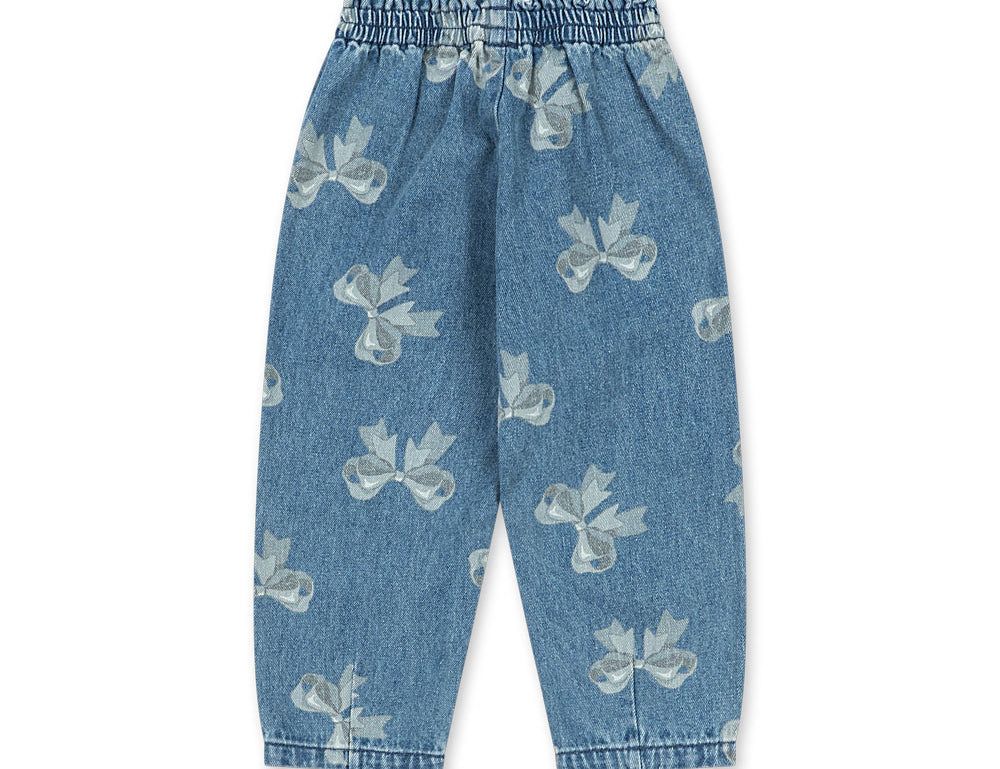 Konges Sløjd A/S WOVEN PANTS bella bow blu