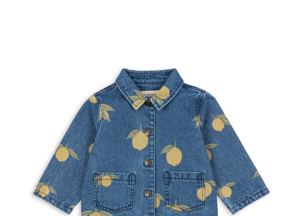 Konges Sløjd A/S WOVEN JACKETS & VESTS lemon denim