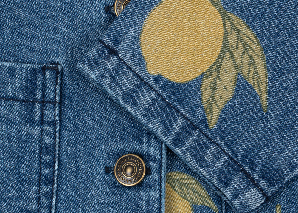 Konges Sløjd A/S WOVEN JACKETS & VESTS lemon denim