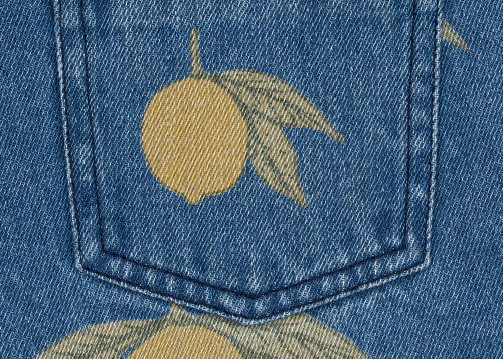 Konges Sløjd A/S WOVEN ROMPERS & JUMPSUITS lemon denim