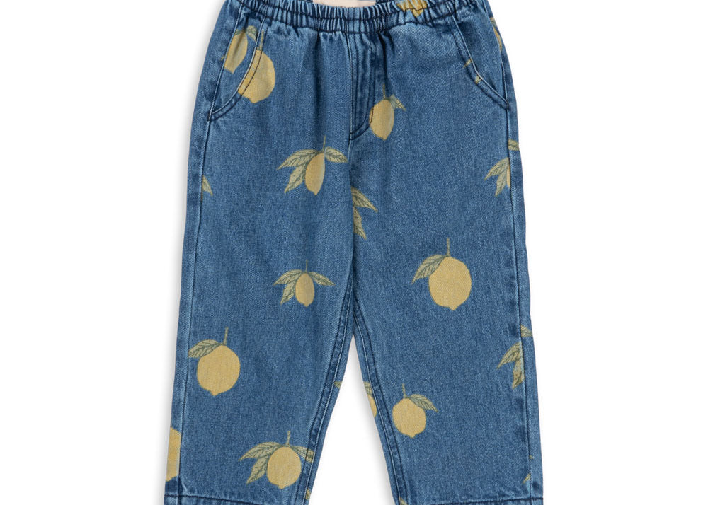 Konges Sløjd A/S WOVEN PANTS lemon denim