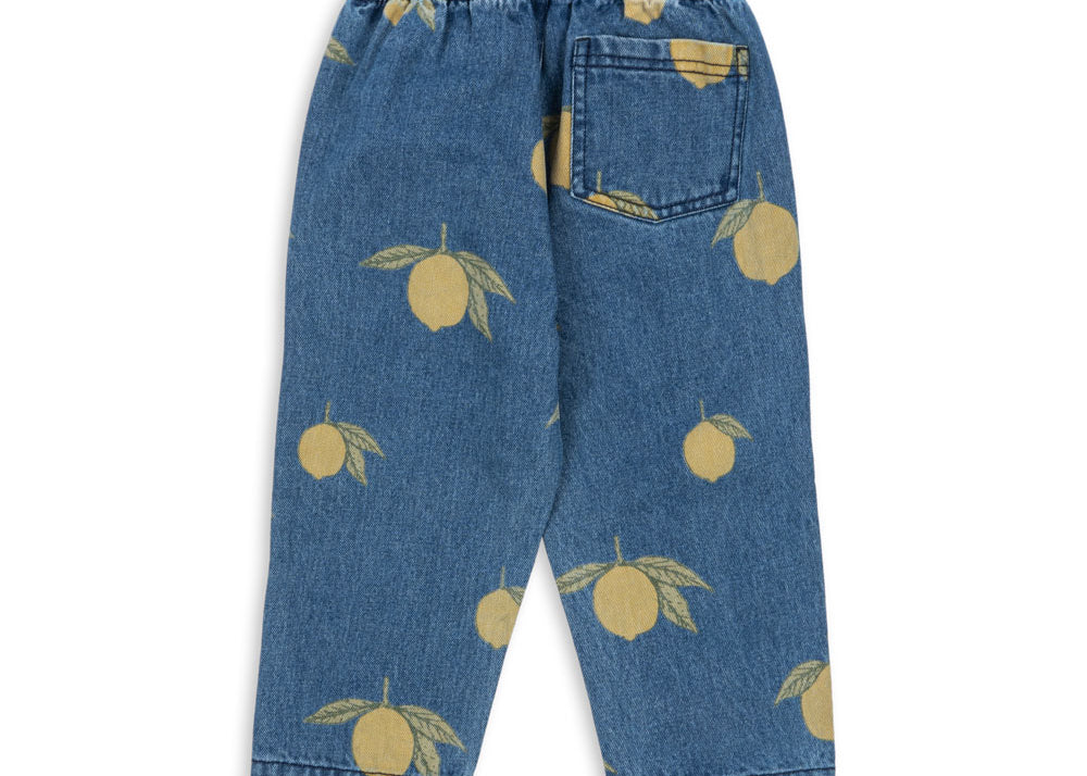 Konges Sløjd A/S WOVEN PANTS lemon denim