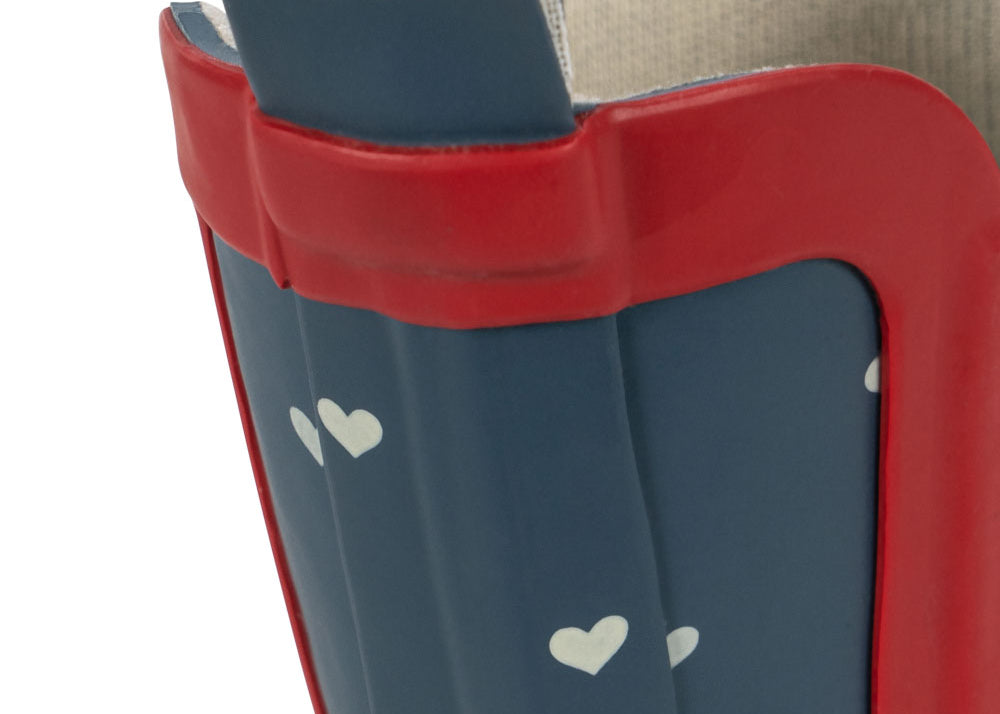 Konges Sløjd A/S RUBBER BOOTS heart blues