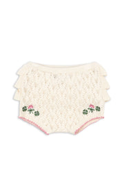 Konges Sløjd A/S KNITTED SHORTS & BLOOMERS off white