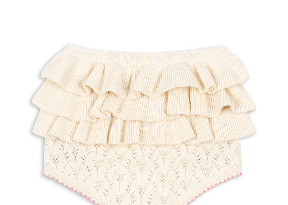 Konges Sløjd A/S KNITTED SHORTS & BLOOMERS off white